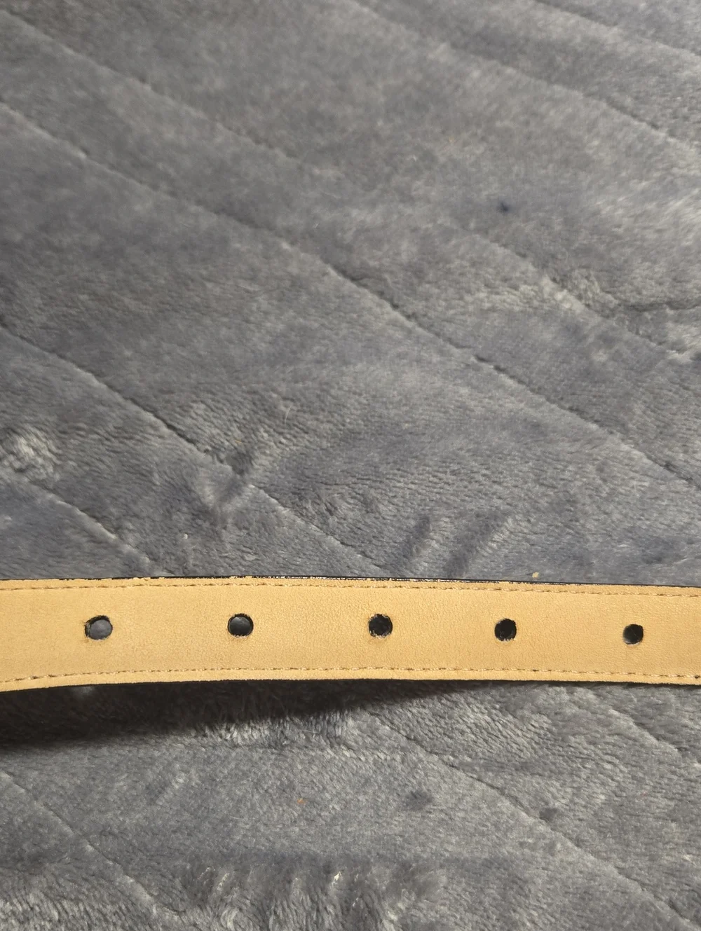 FOSSIL-Vintage Leather Belt Brown with Brass Details-Size Large
